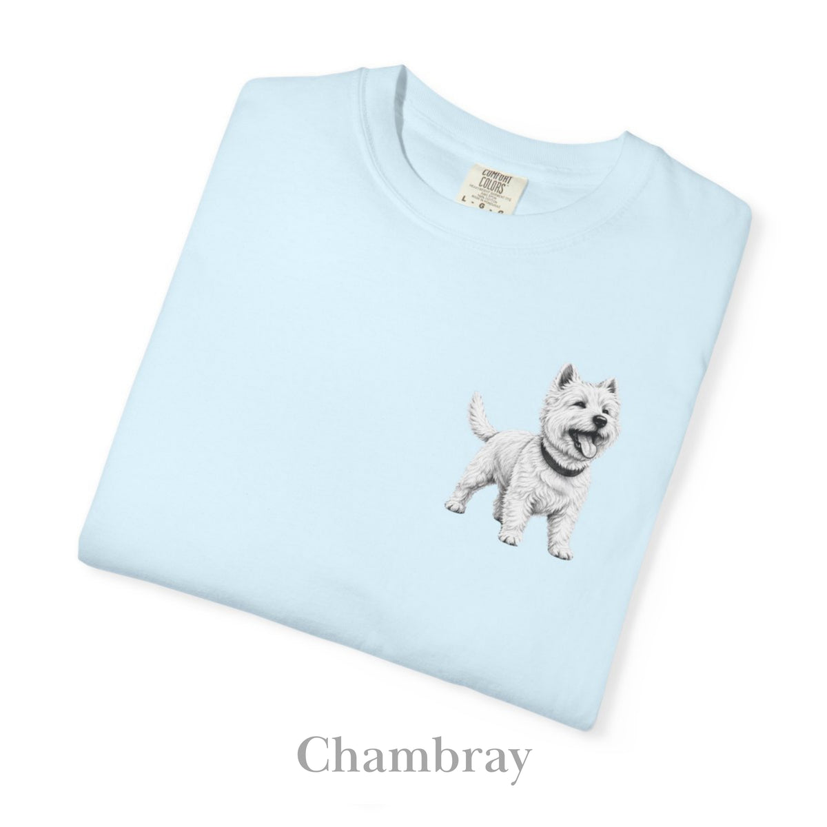 West Highland Terrier , Illustrated Unisex T-Shirt | Exceptional Comfort