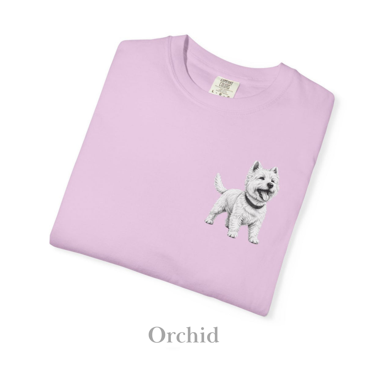 West Highland Terrier , Illustrated Unisex T-Shirt | Exceptional Comfort