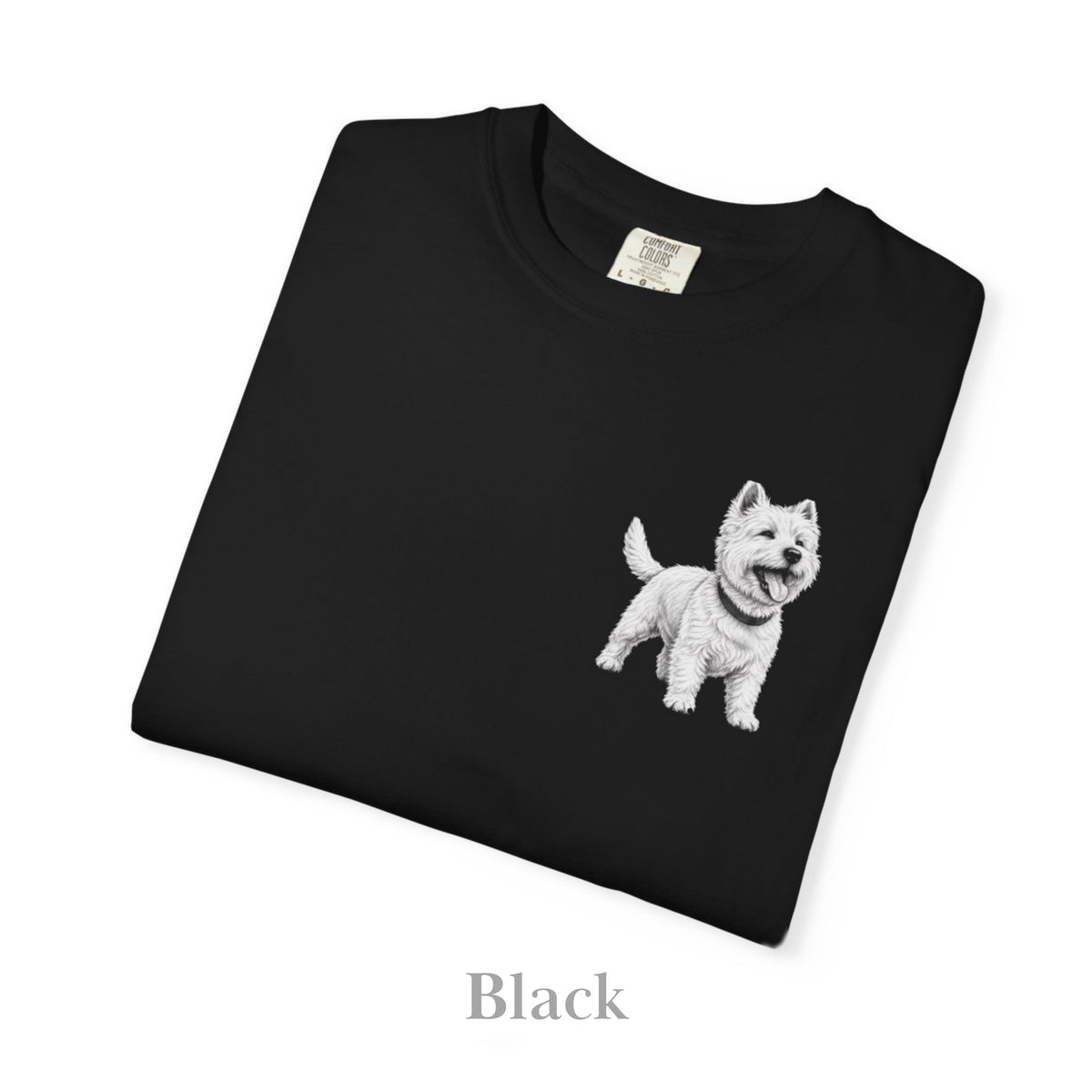 West Highland Terrier , Illustrated Unisex T-Shirt | Exceptional Comfort