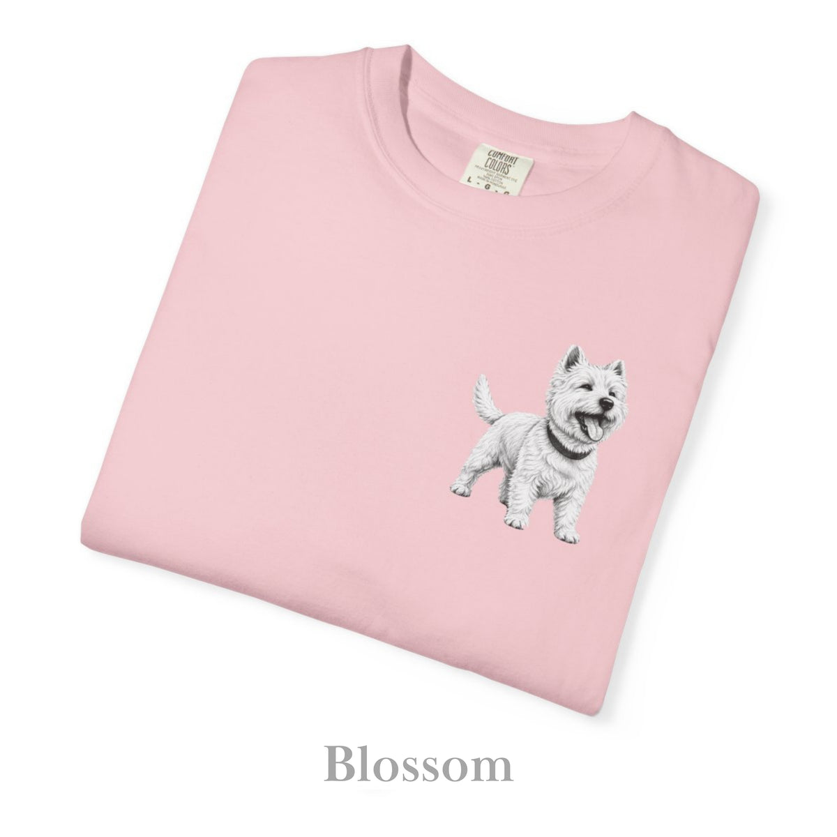 West Highland Terrier , Illustrated Unisex T-Shirt | Exceptional Comfort