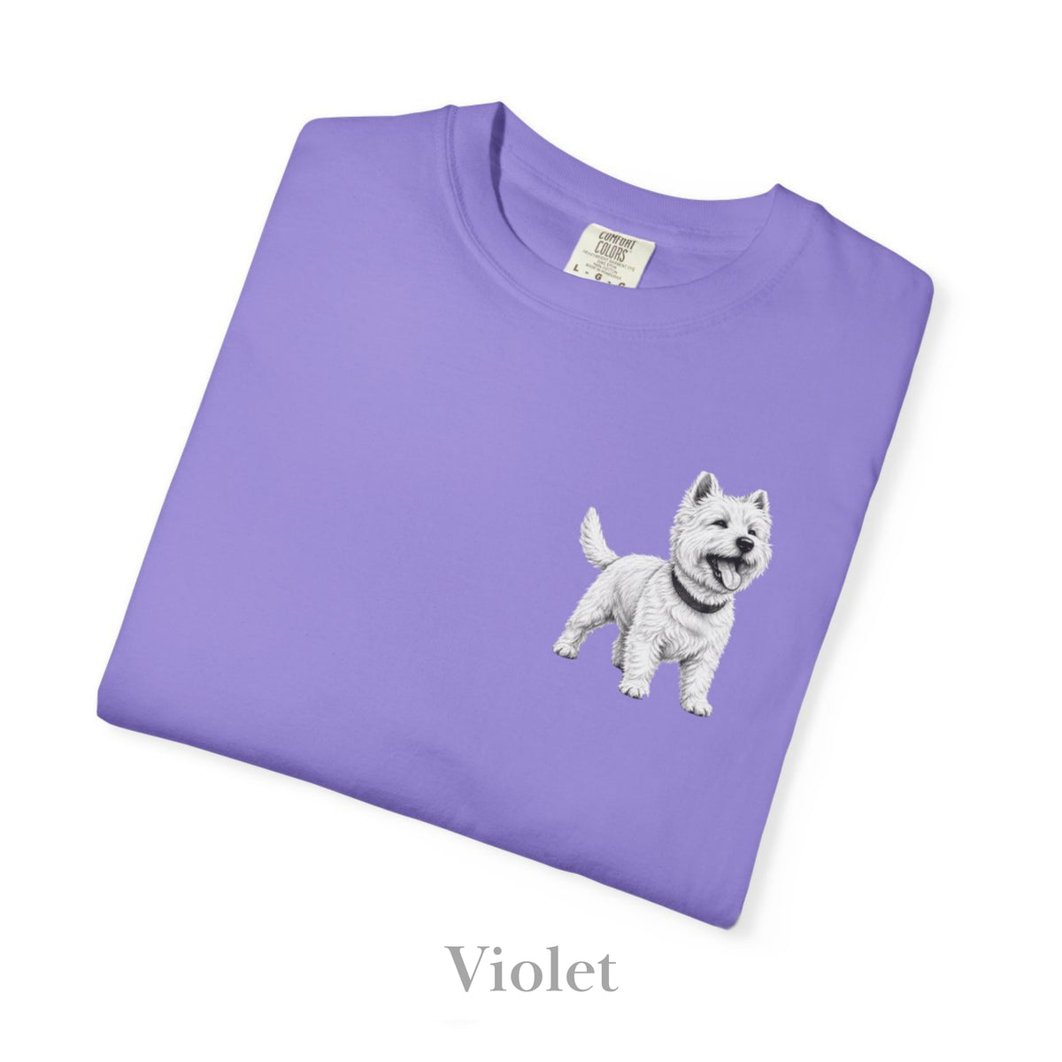 West Highland Terrier , Illustrated Unisex T-Shirt | Exceptional Comfort