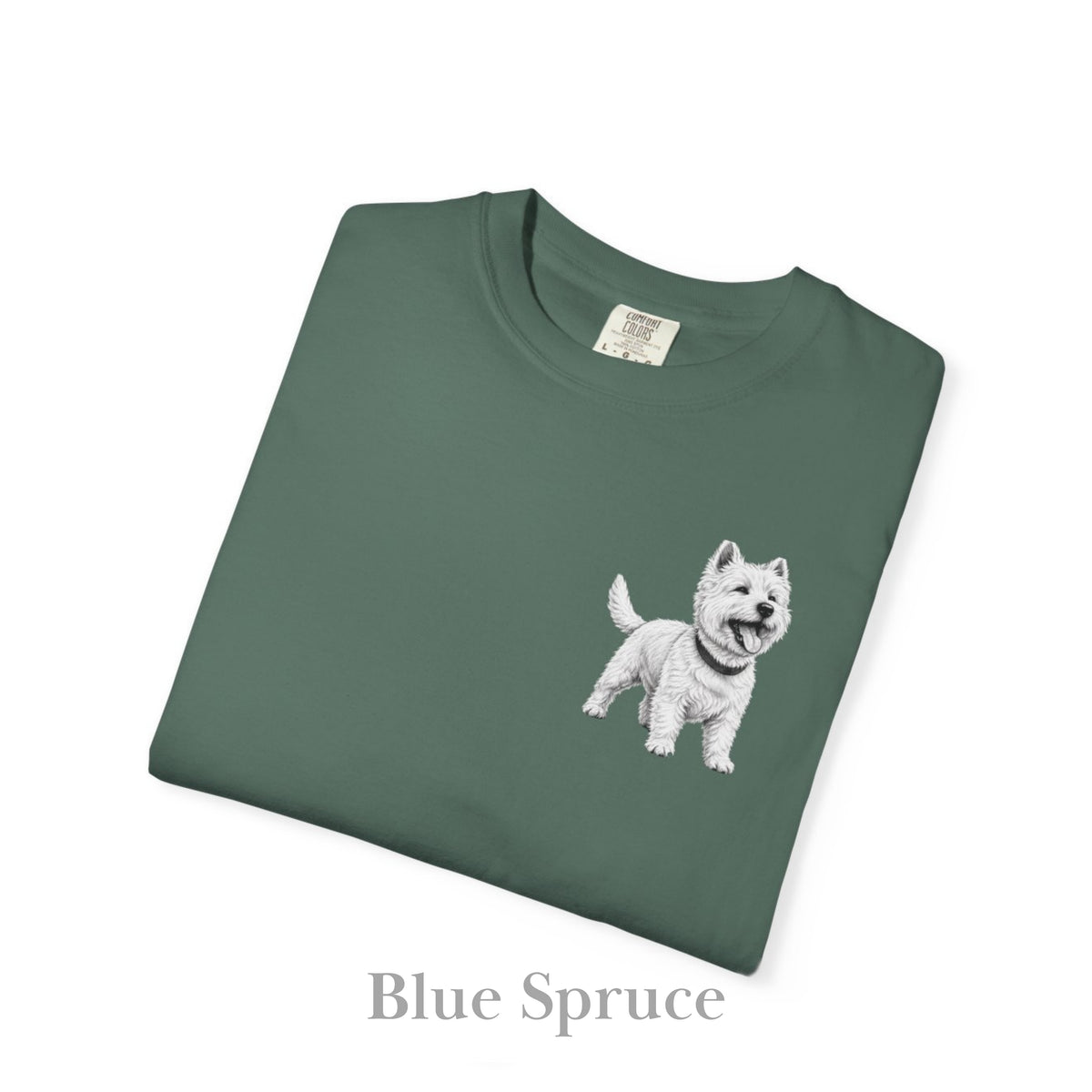 West Highland Terrier , Illustrated Unisex T-Shirt | Exceptional Comfort