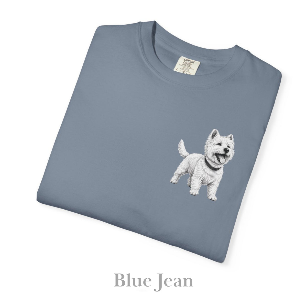 West Highland Terrier , Illustrated Unisex T-Shirt | Exceptional Comfort