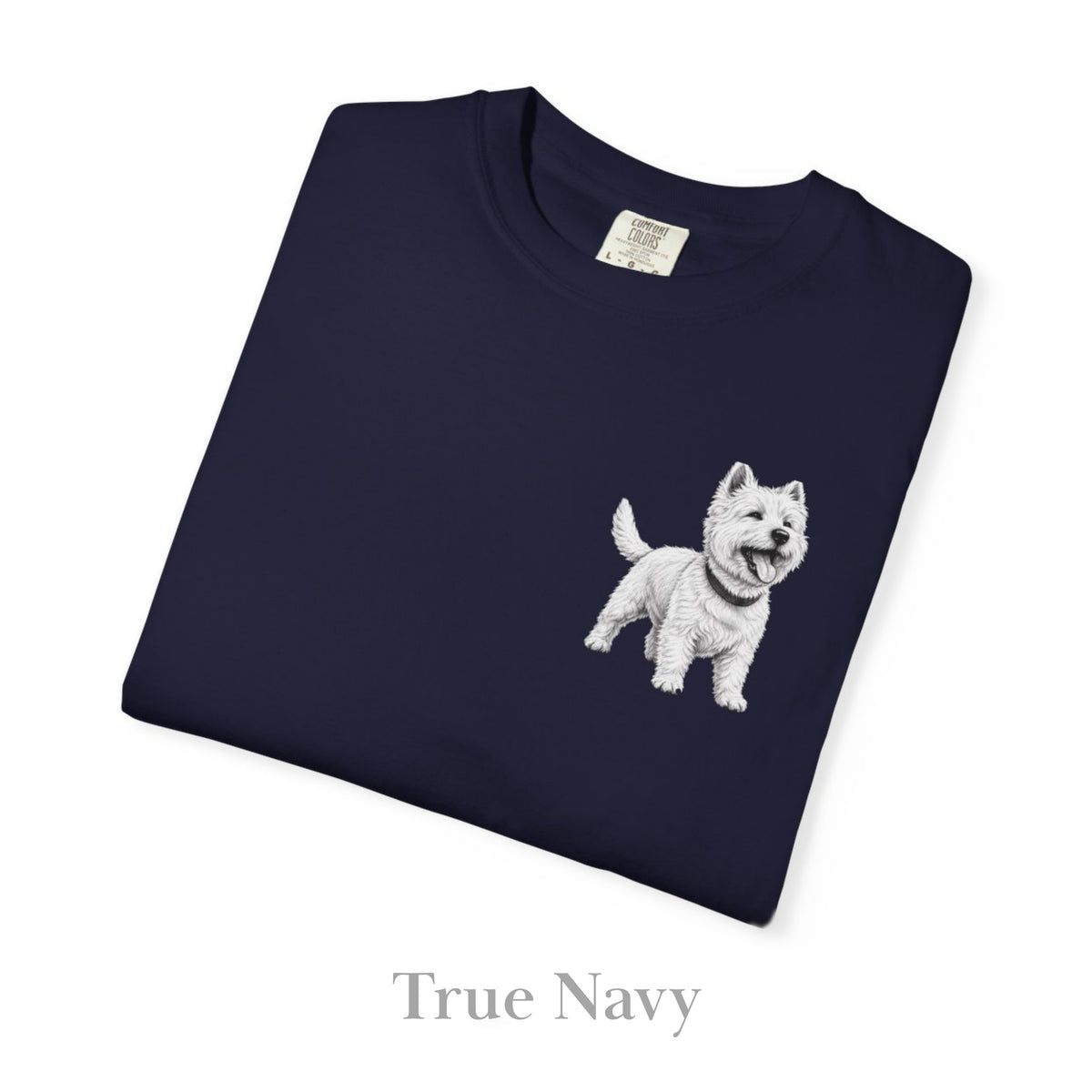 West Highland Terrier , Illustrated Unisex T-Shirt | Exceptional Comfort