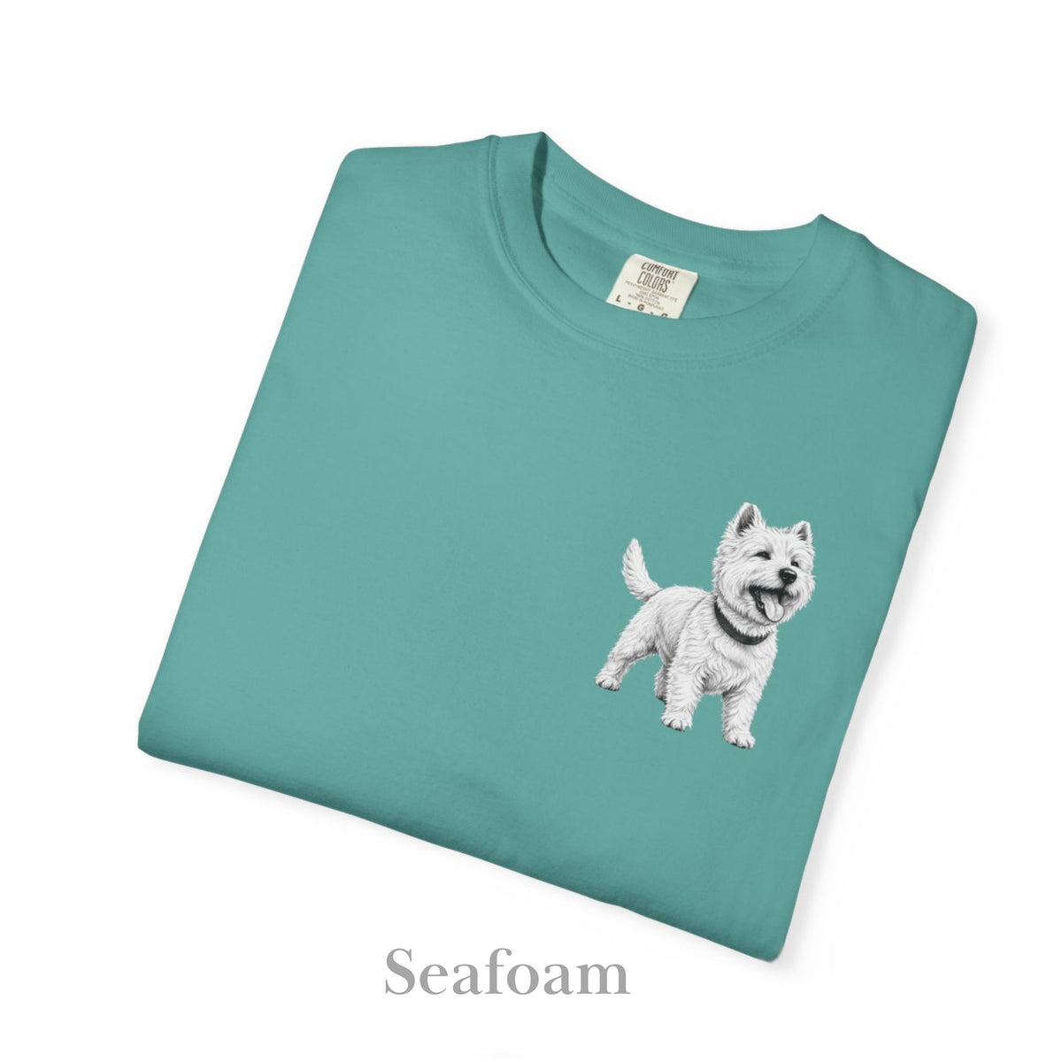 West Highland Terrier , Illustrated Unisex T-Shirt | Exceptional Comfort