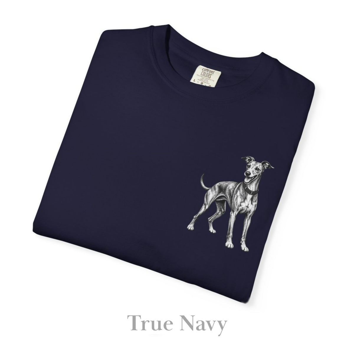 Greyhound Illustration, Illustrated Unisex T-Shirt | Exceptional Comfort