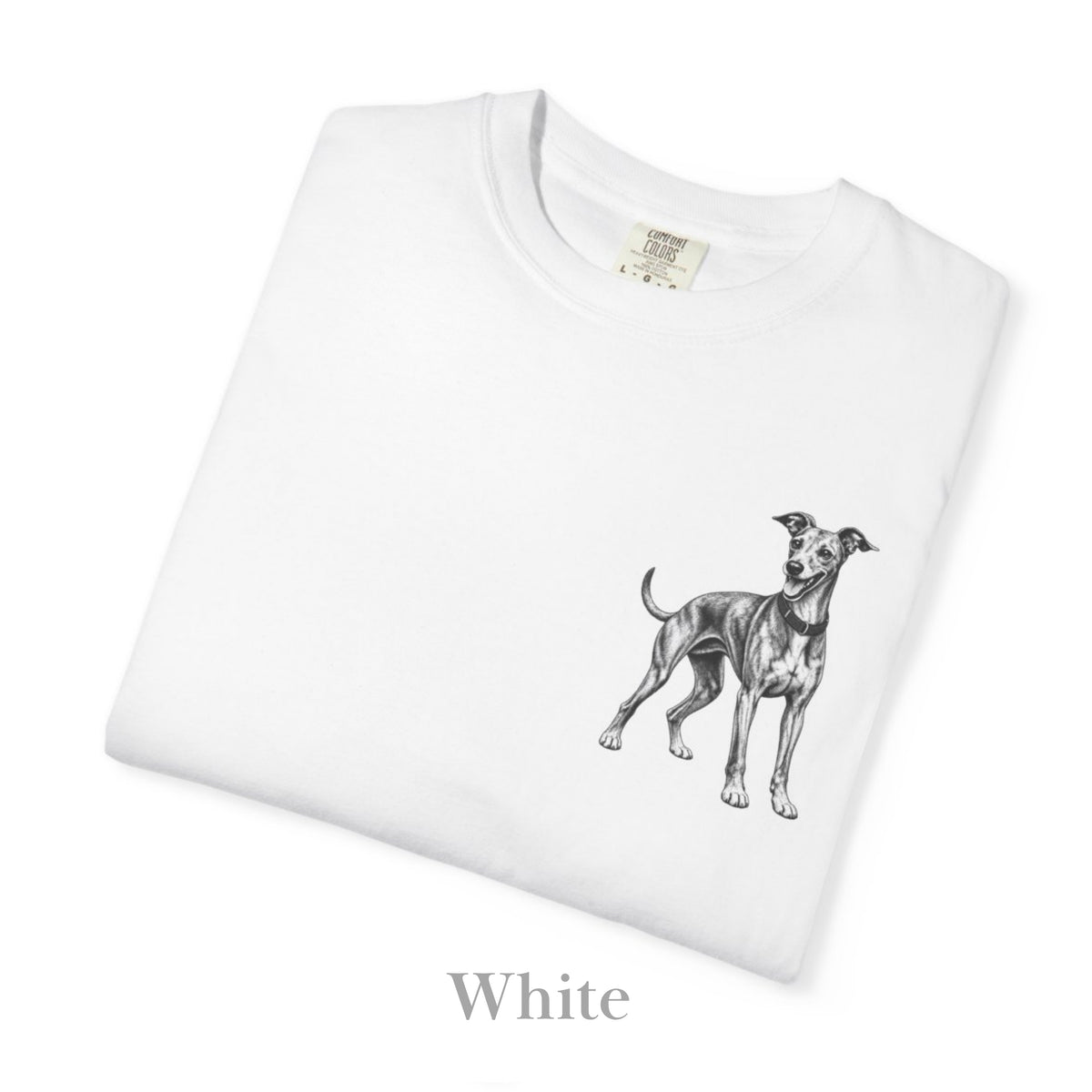 Greyhound Illustration, Illustrated Unisex T-Shirt | Exceptional Comfort
