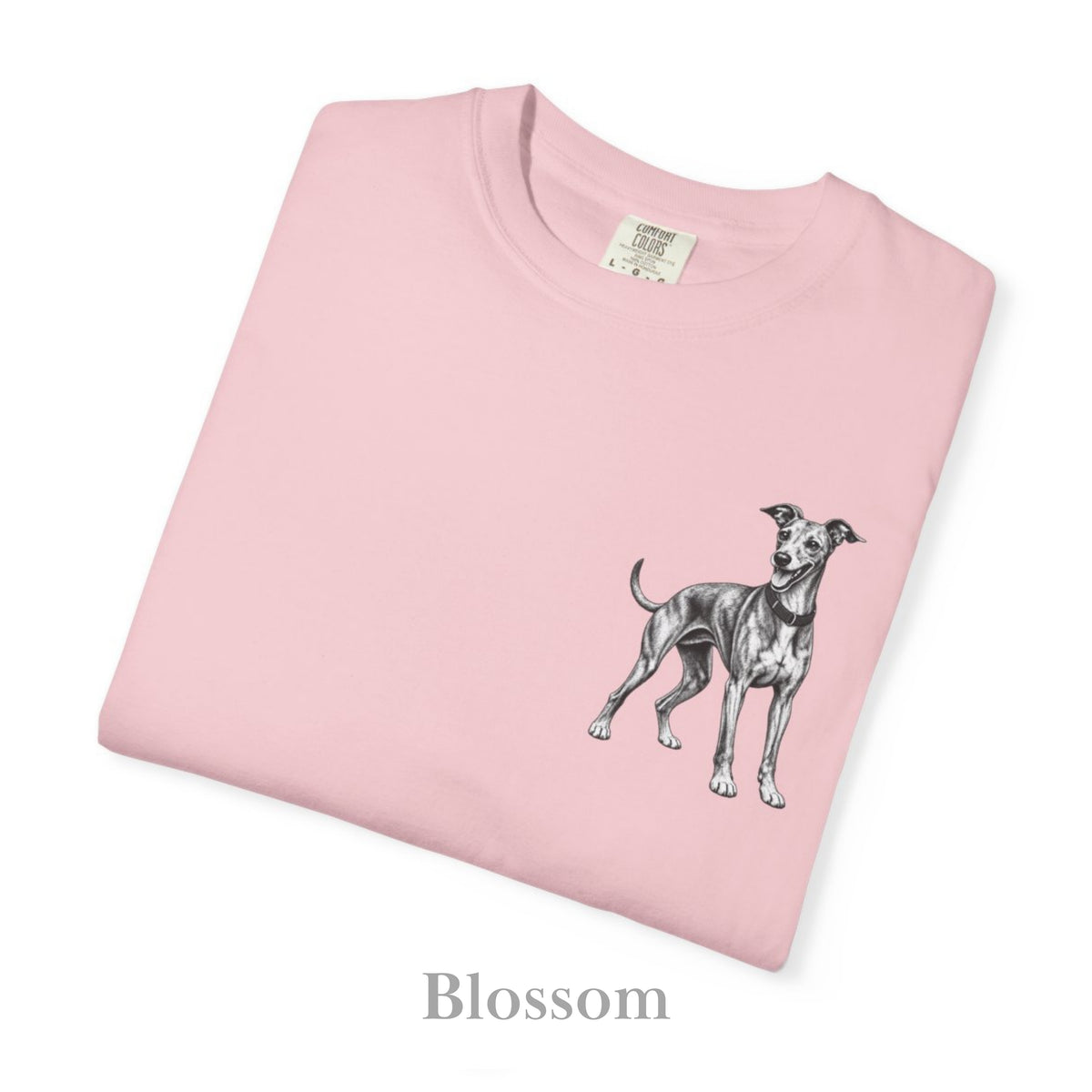 Greyhound Illustration, Illustrated Unisex T-Shirt | Exceptional Comfort