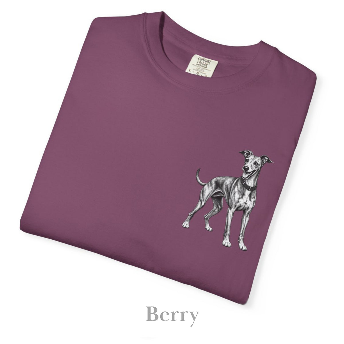 Greyhound Illustration, Illustrated Unisex T-Shirt | Exceptional Comfort