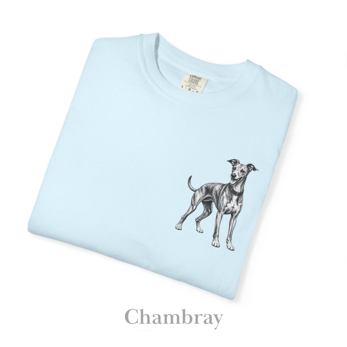 Greyhound Illustration, Illustrated Unisex T-Shirt | Exceptional Comfort