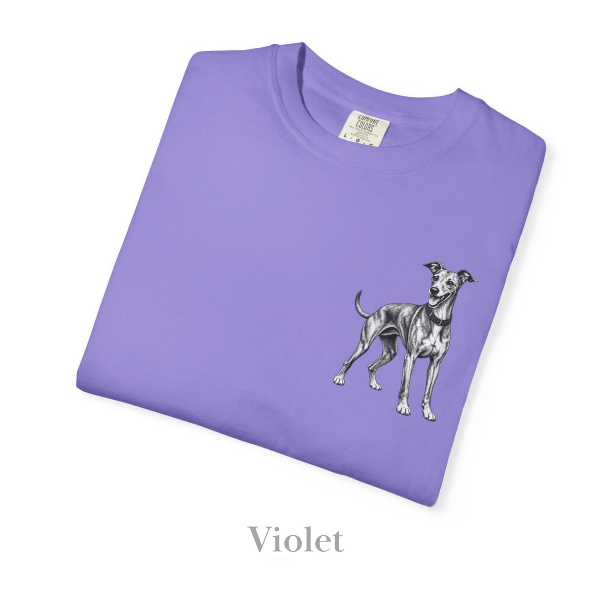 Greyhound Illustration, Illustrated Unisex T-Shirt | Exceptional Comfort