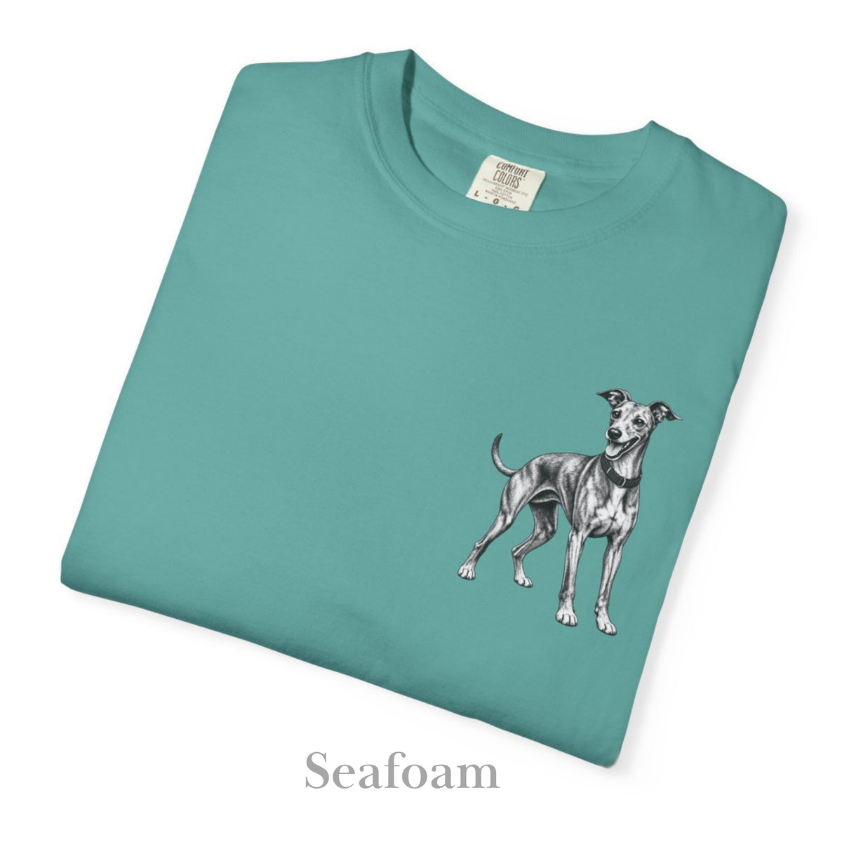 Greyhound Illustration, Illustrated Unisex T-Shirt | Exceptional Comfort