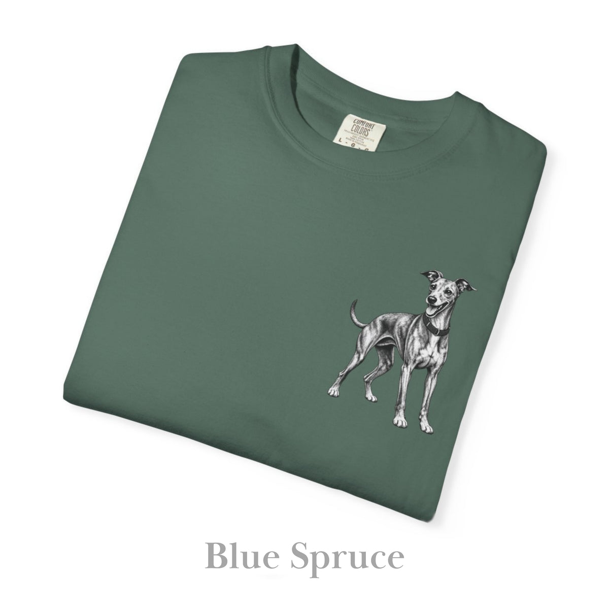 Greyhound Illustration, Illustrated Unisex T-Shirt | Exceptional Comfort