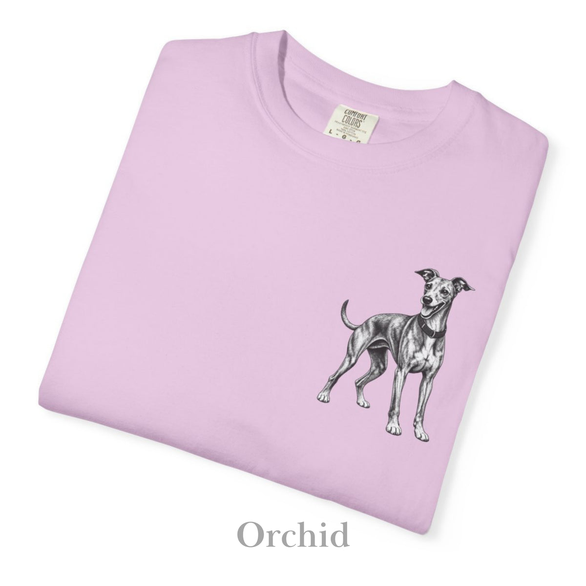 Greyhound Illustration, Illustrated Unisex T-Shirt | Exceptional Comfort