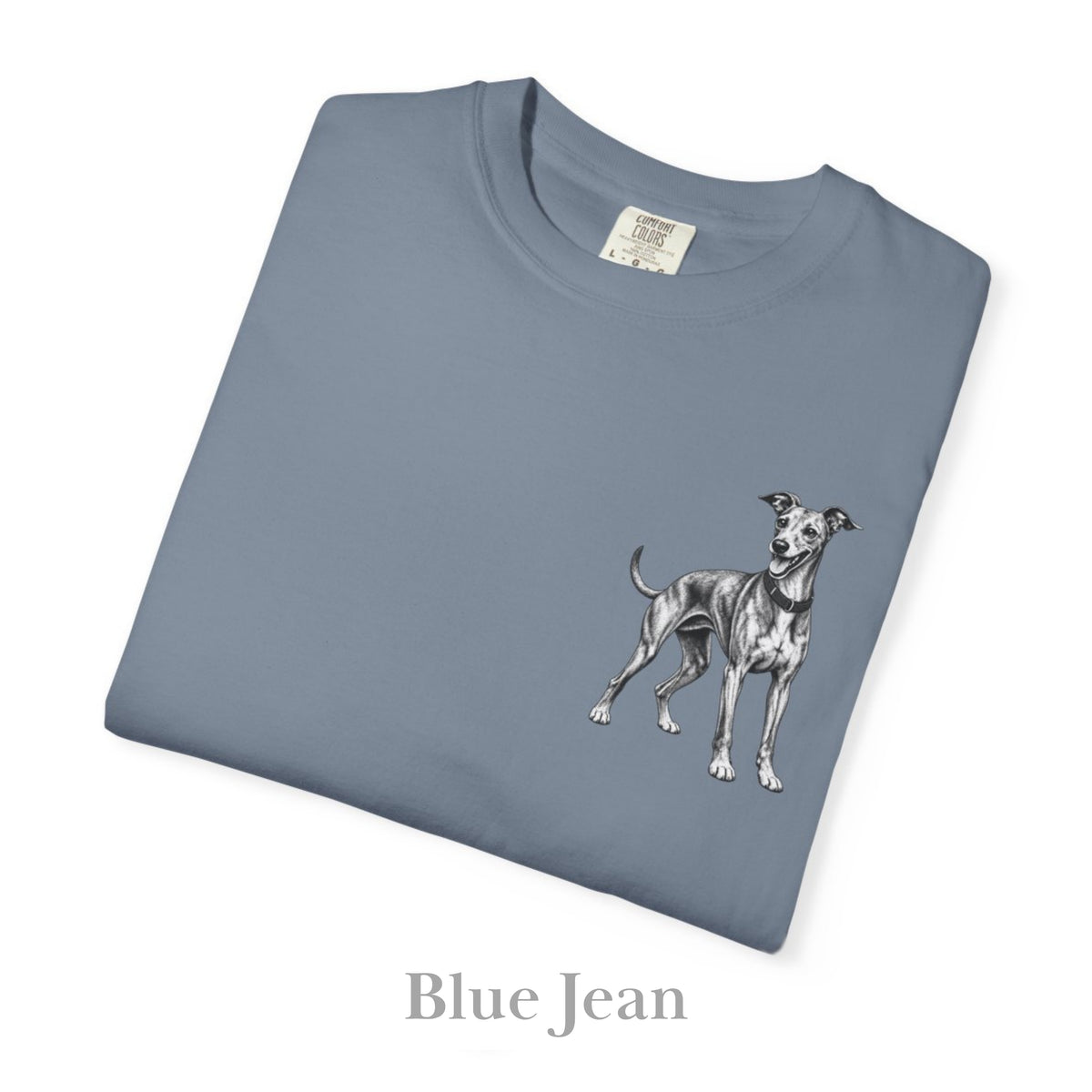 Greyhound Illustration, Illustrated Unisex T-Shirt | Exceptional Comfort