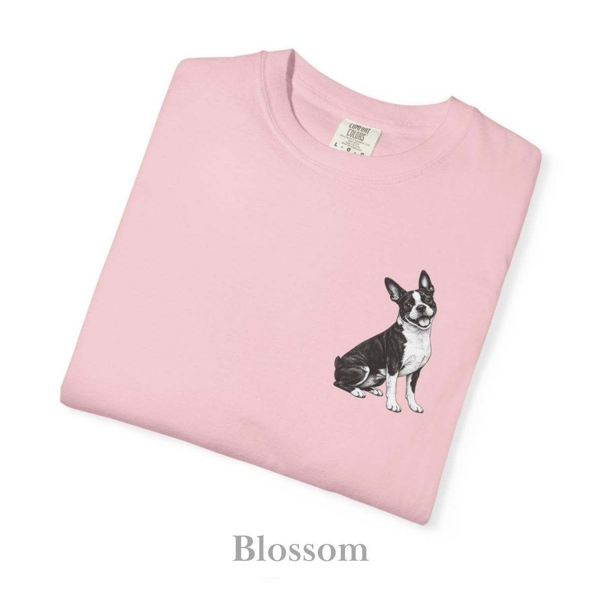 Boston Terrier, Illustrated Unisex T-Shirt | Exceptional Comfort