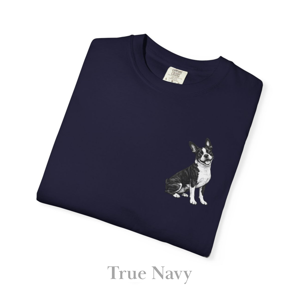 Boston Terrier, Illustrated Unisex T-Shirt | Exceptional Comfort