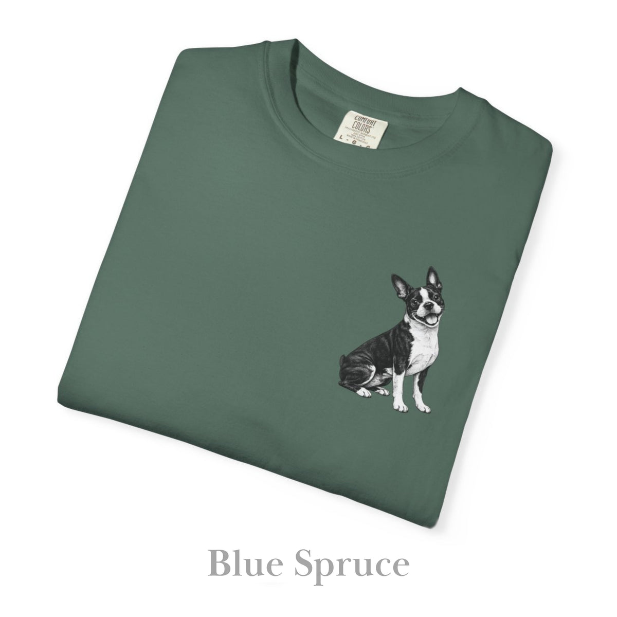 Boston Terrier, Illustrated Unisex T-Shirt | Exceptional Comfort