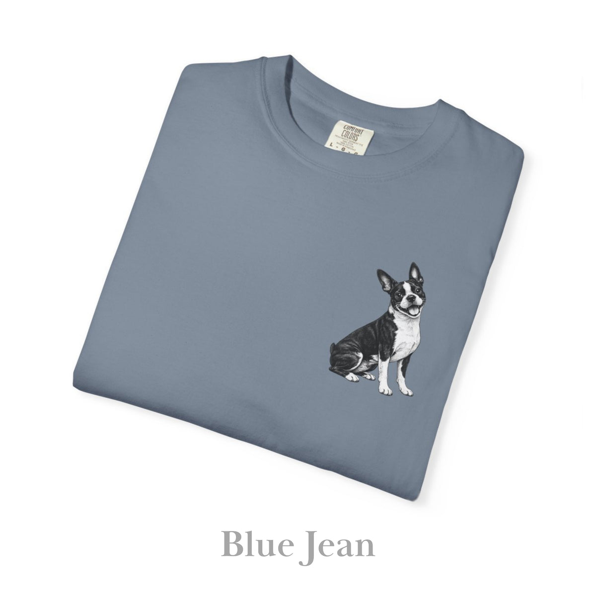 Boston Terrier, Illustrated Unisex T-Shirt | Exceptional Comfort