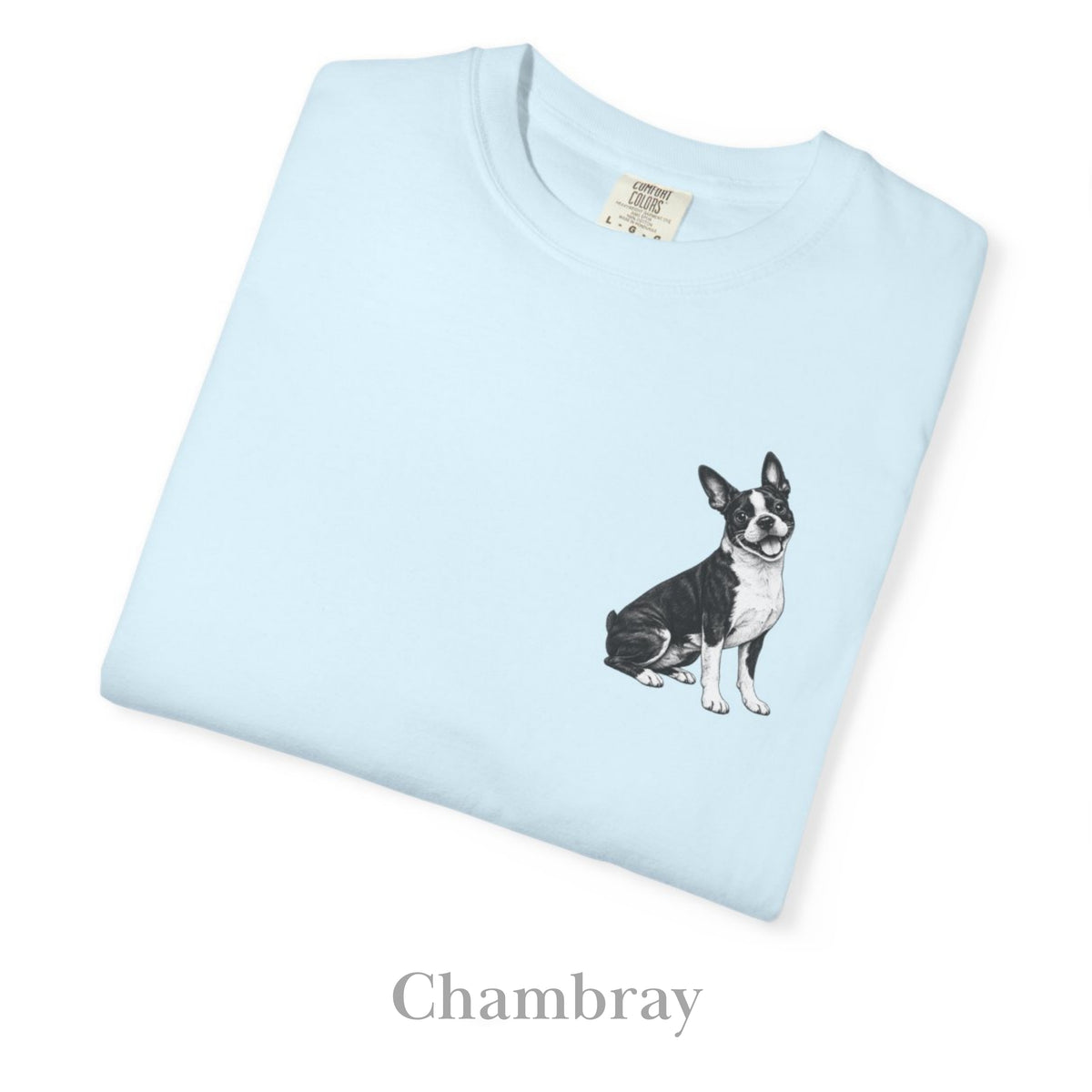 Boston Terrier, Illustrated Unisex T-Shirt | Exceptional Comfort