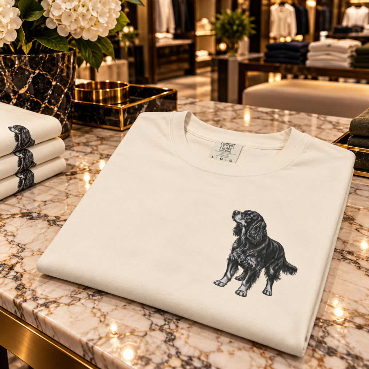 Gordon Setter, Illustrated Unisex T-Shirt | Exceptional Comfort