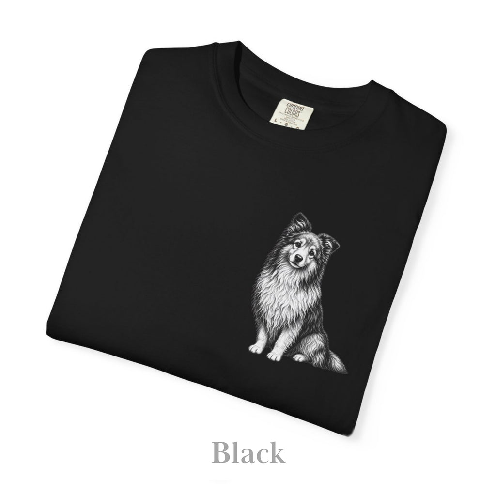 Shetland Sheepdog, Illustrated Unisex T-Shirt | Exceptional Comfort