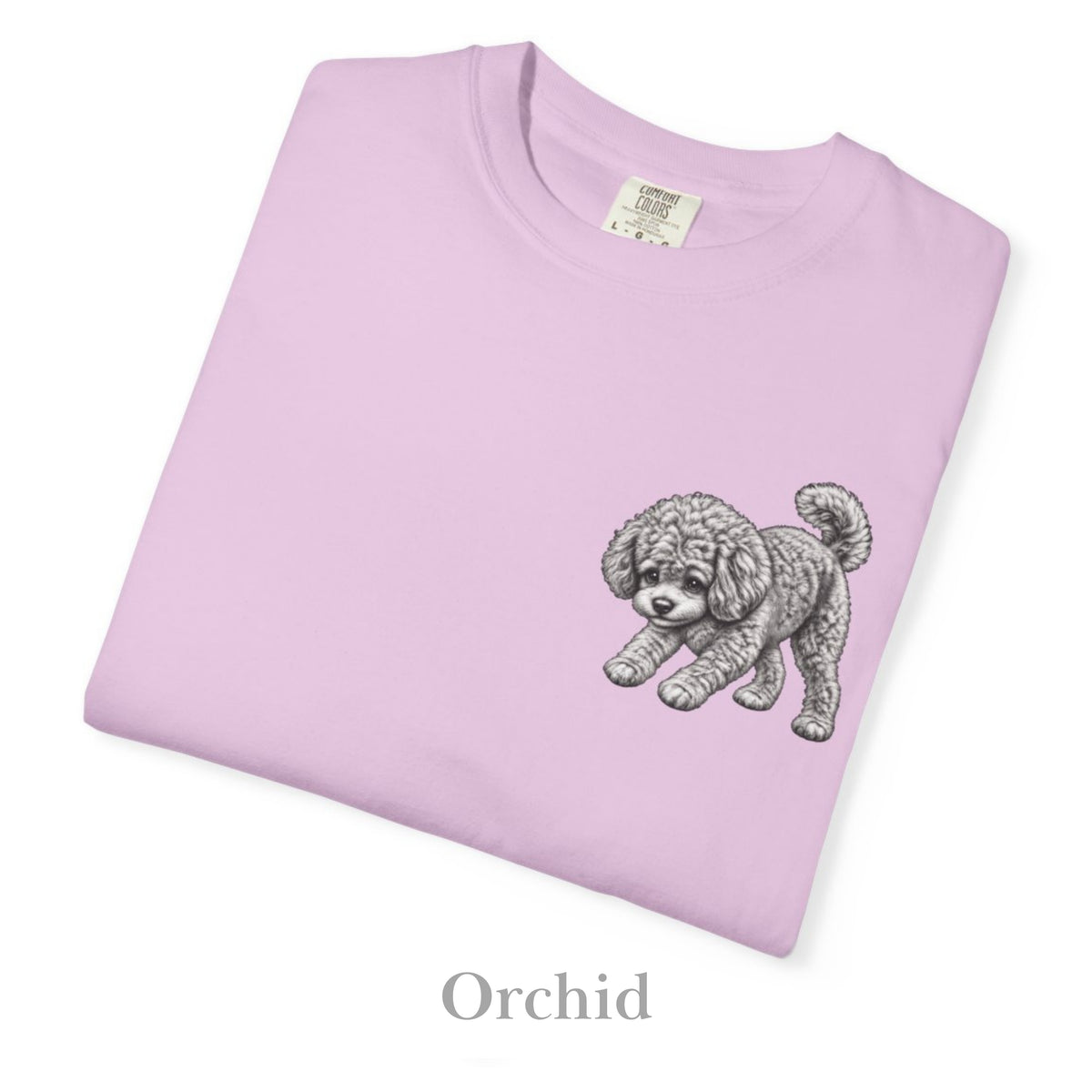Toy Poodle, Illustrated Unisex T-Shirt | Exceptional Comfort
