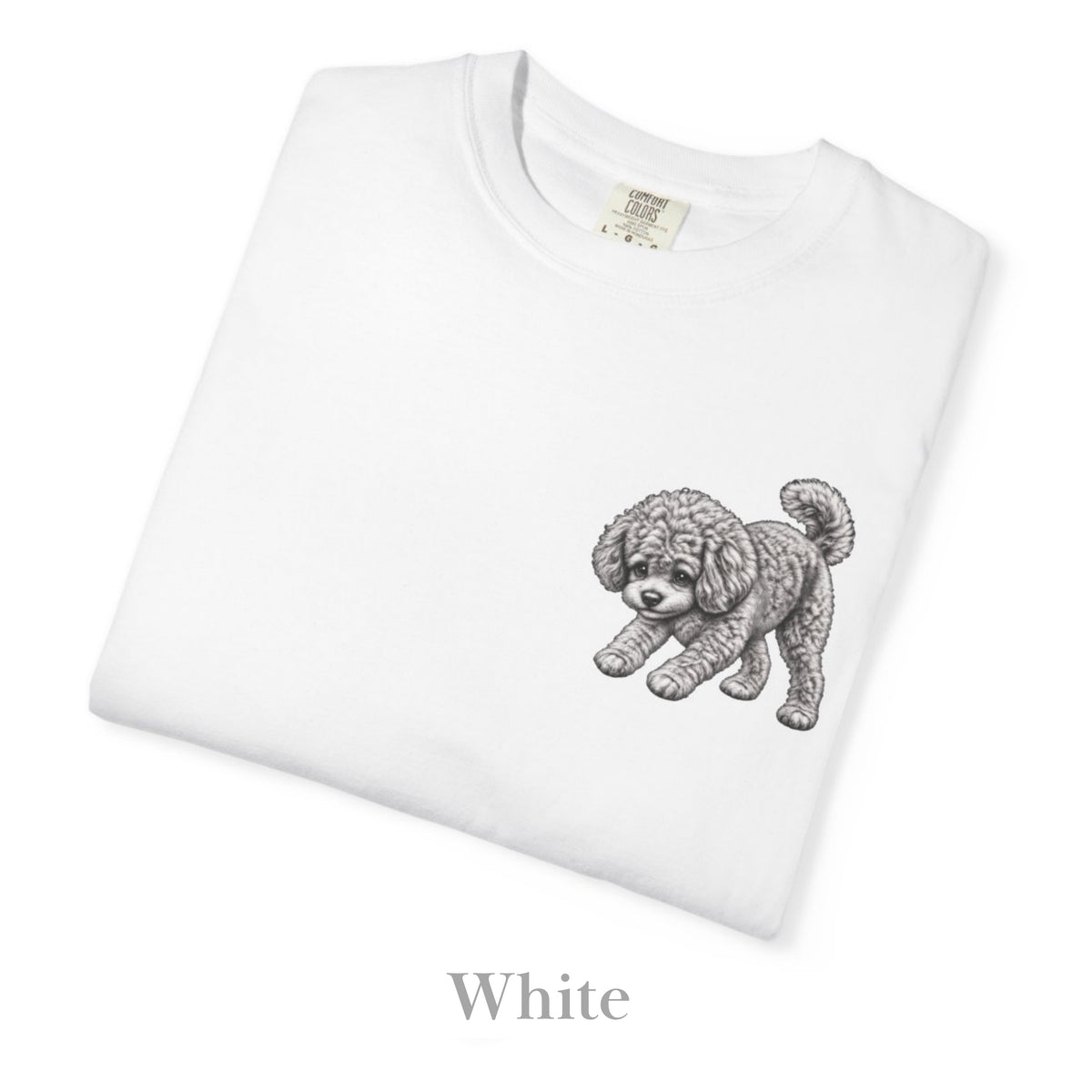 Toy Poodle, Illustrated Unisex T-Shirt | Exceptional Comfort