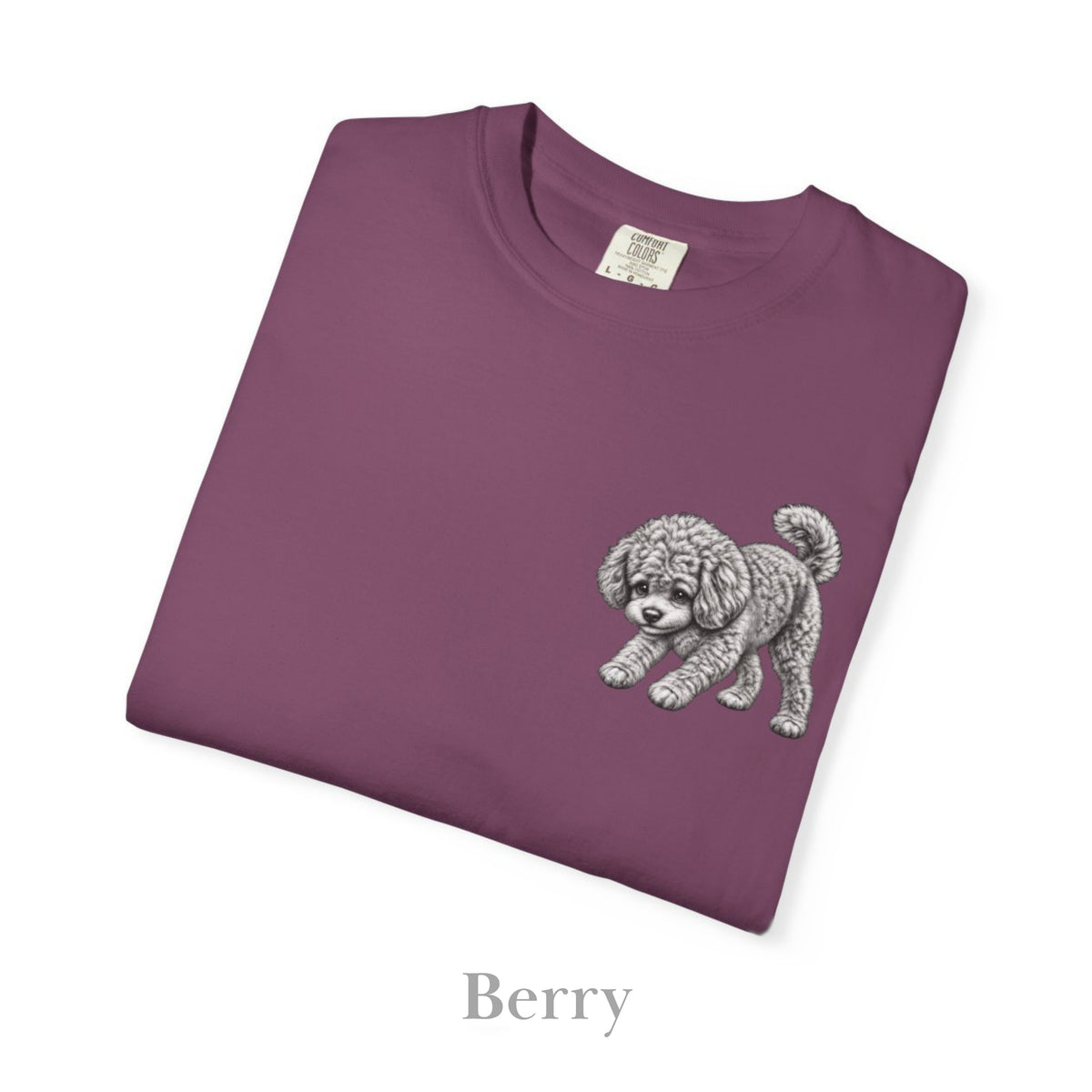Toy Poodle, Illustrated Unisex T-Shirt | Exceptional Comfort