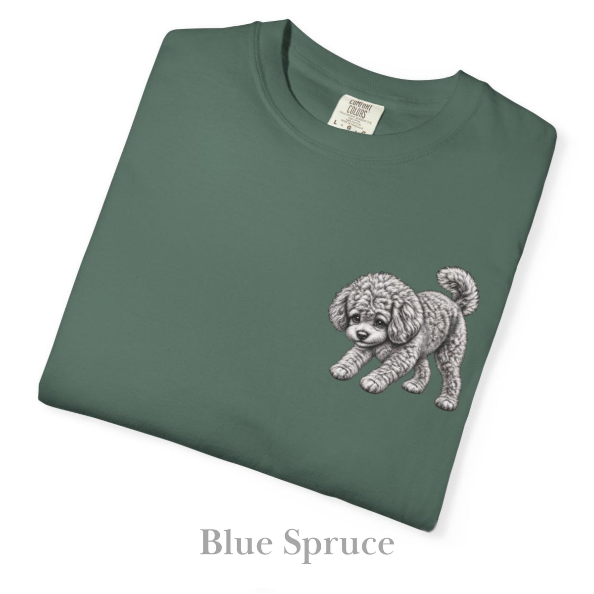 Toy Poodle, Illustrated Unisex T-Shirt | Exceptional Comfort