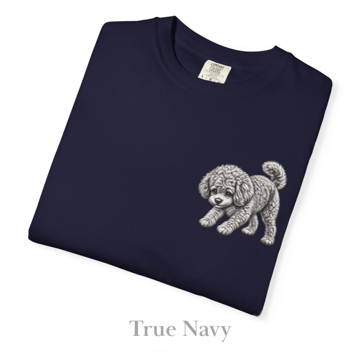 Toy Poodle, Illustrated Unisex T-Shirt | Exceptional Comfort