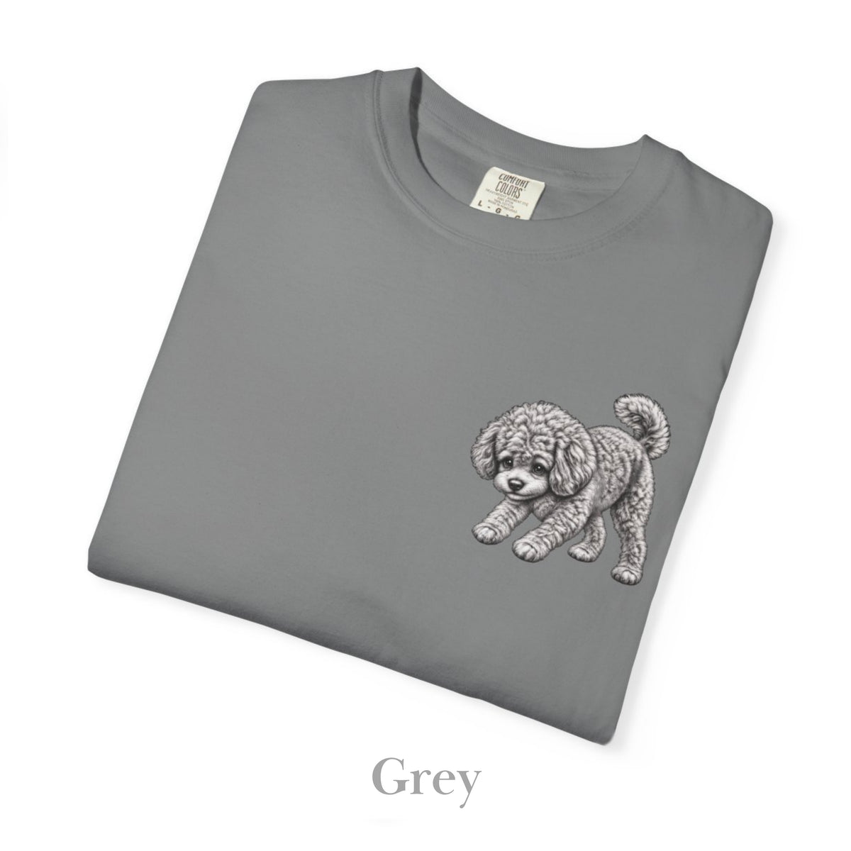 Toy Poodle, Illustrated Unisex T-Shirt | Exceptional Comfort