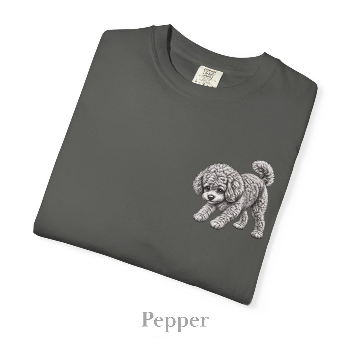 Toy Poodle, Illustrated Unisex T-Shirt | Exceptional Comfort