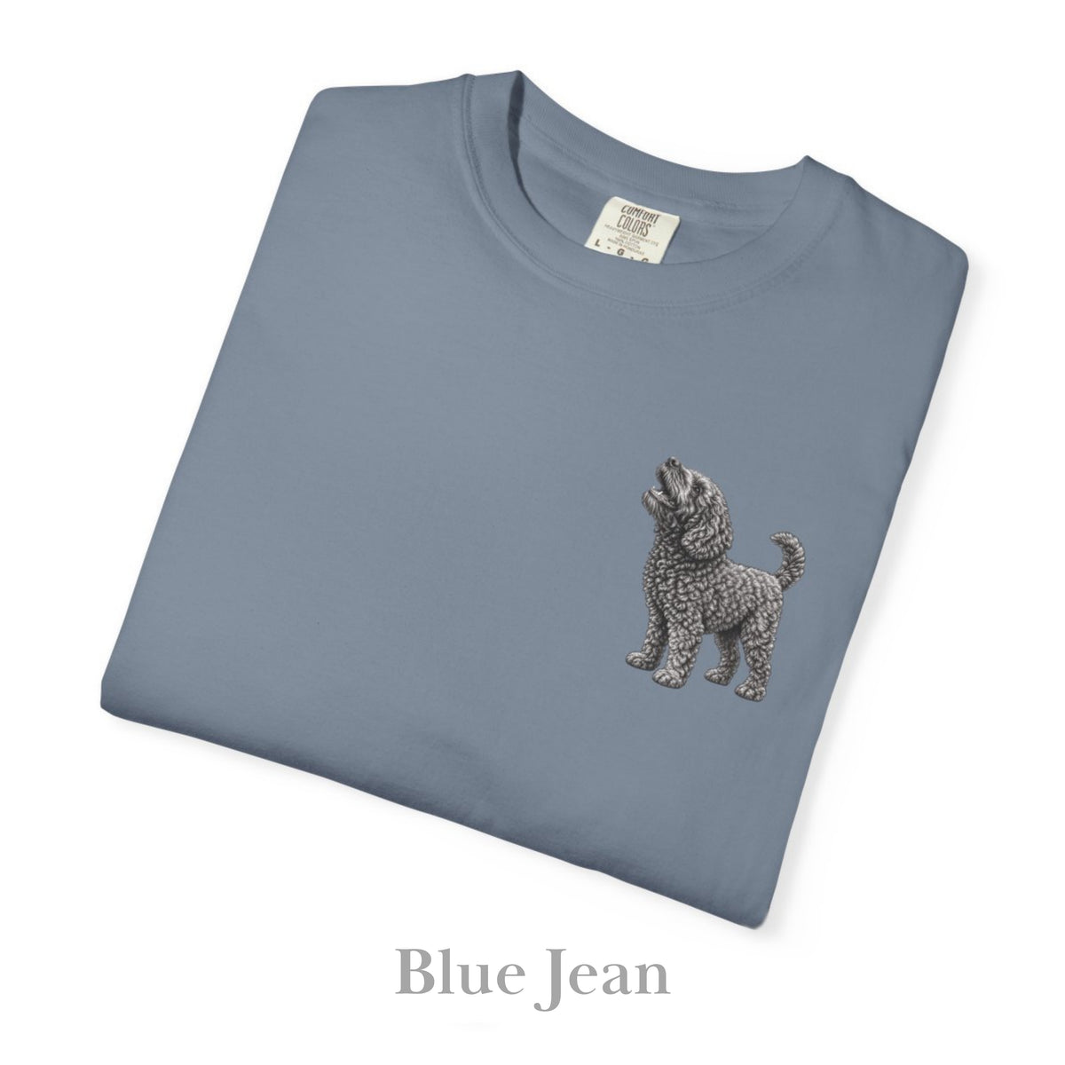 Barbet Dog, Illustrated Unisex T-Shirt | Exceptional Comfort