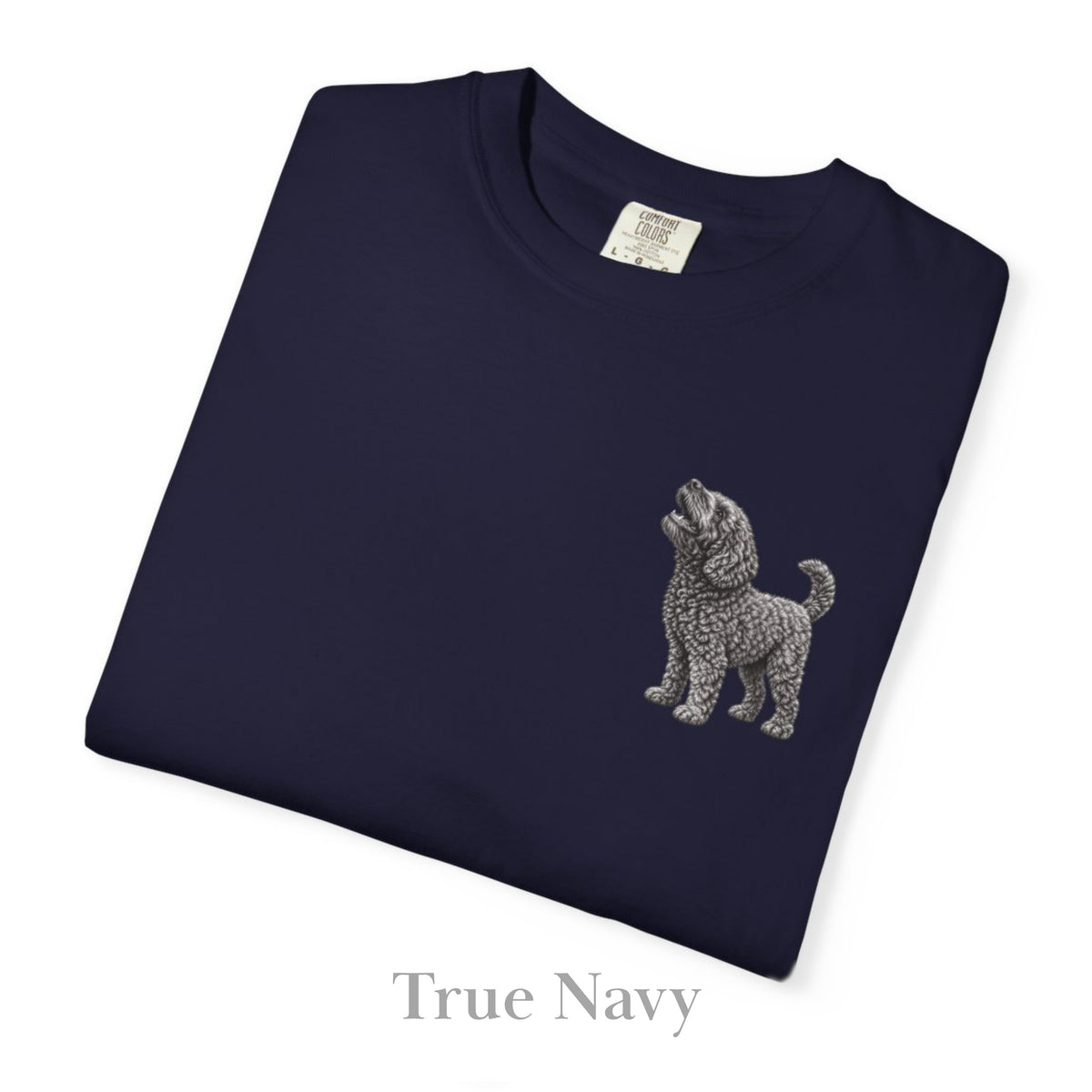 Barbet Dog, Illustrated Unisex T-Shirt | Exceptional Comfort