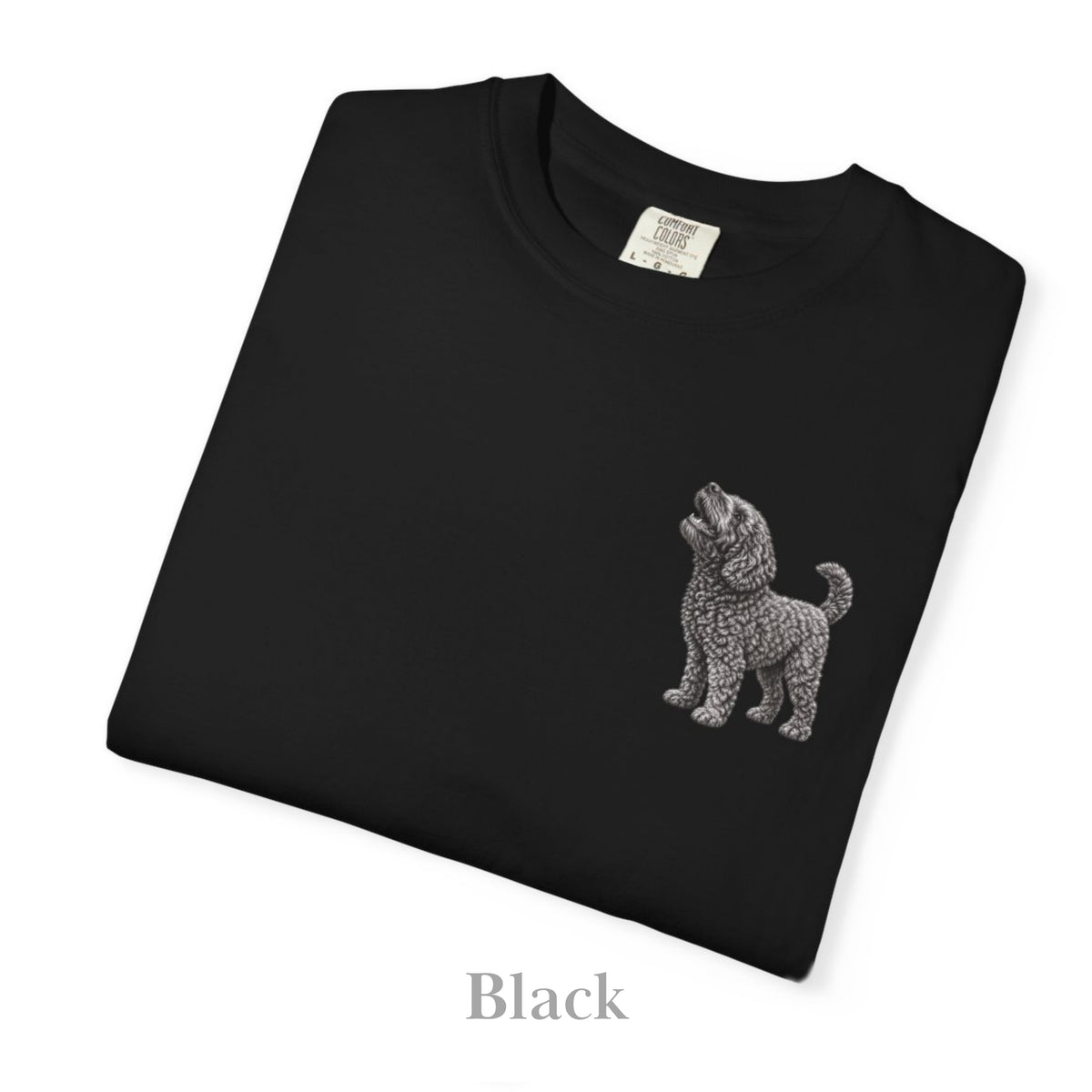 Barbet Dog, Illustrated Unisex T-Shirt | Exceptional Comfort