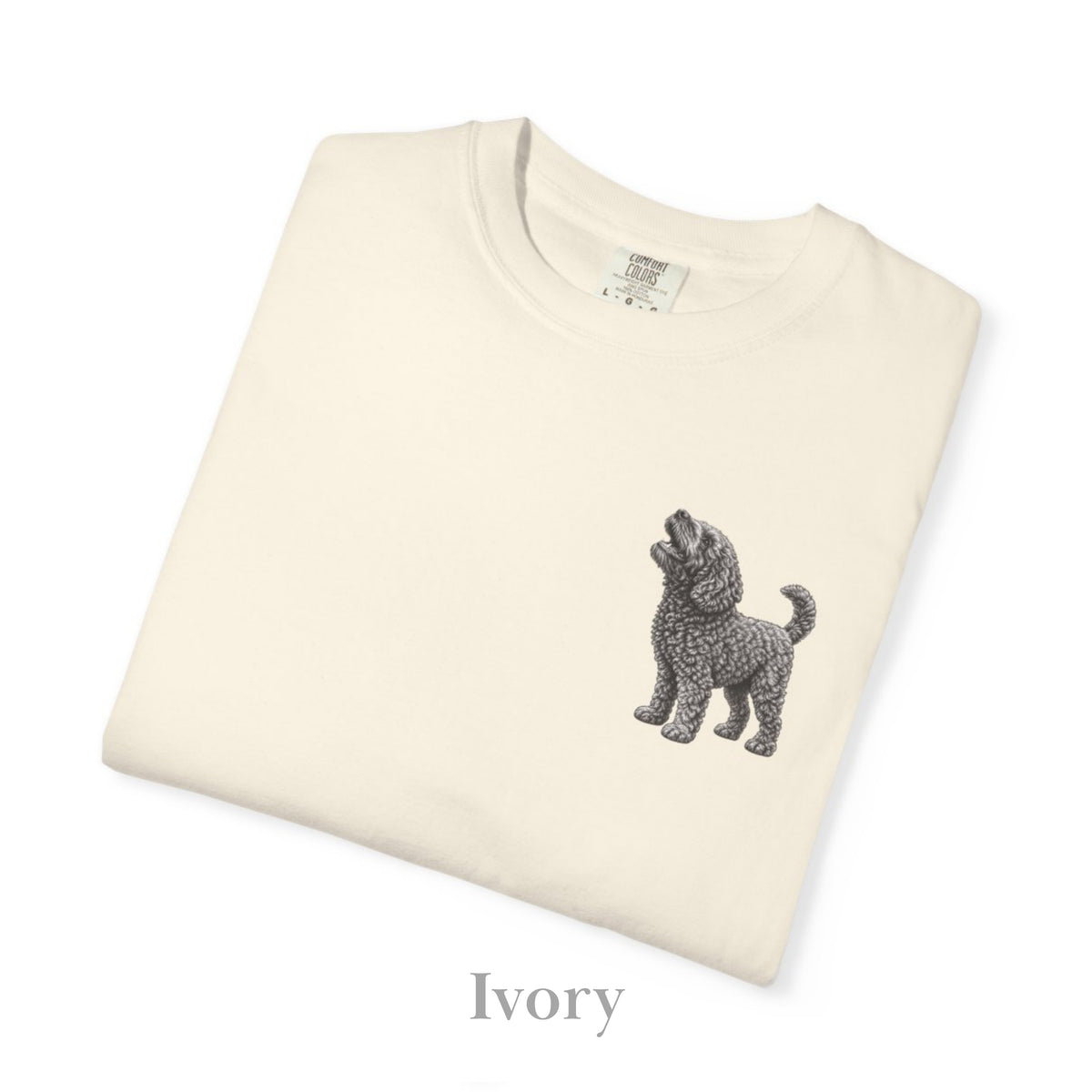Barbet Dog, Illustrated Unisex T-Shirt | Exceptional Comfort