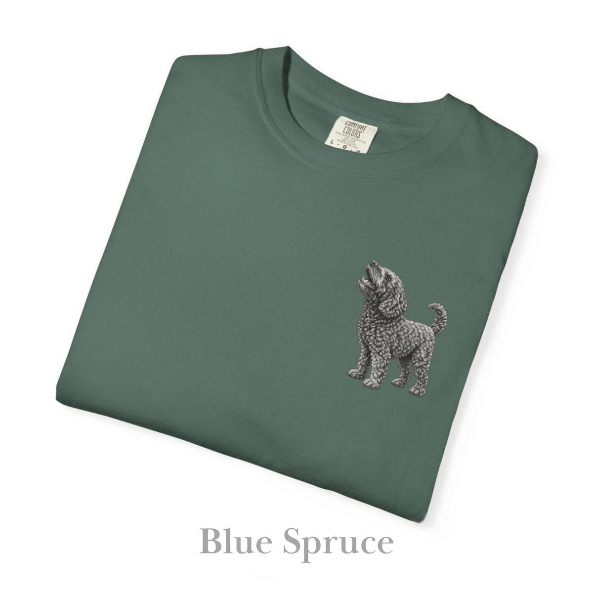 Barbet Dog, Illustrated Unisex T-Shirt | Exceptional Comfort