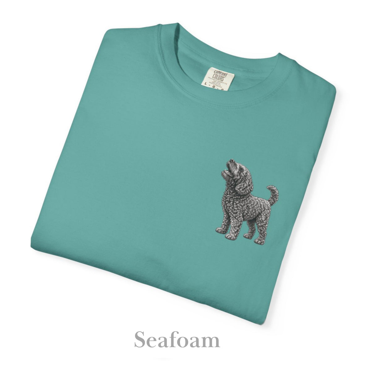 Barbet Dog, Illustrated Unisex T-Shirt | Exceptional Comfort