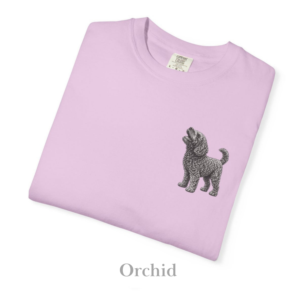 Barbet Dog, Illustrated Unisex T-Shirt | Exceptional Comfort