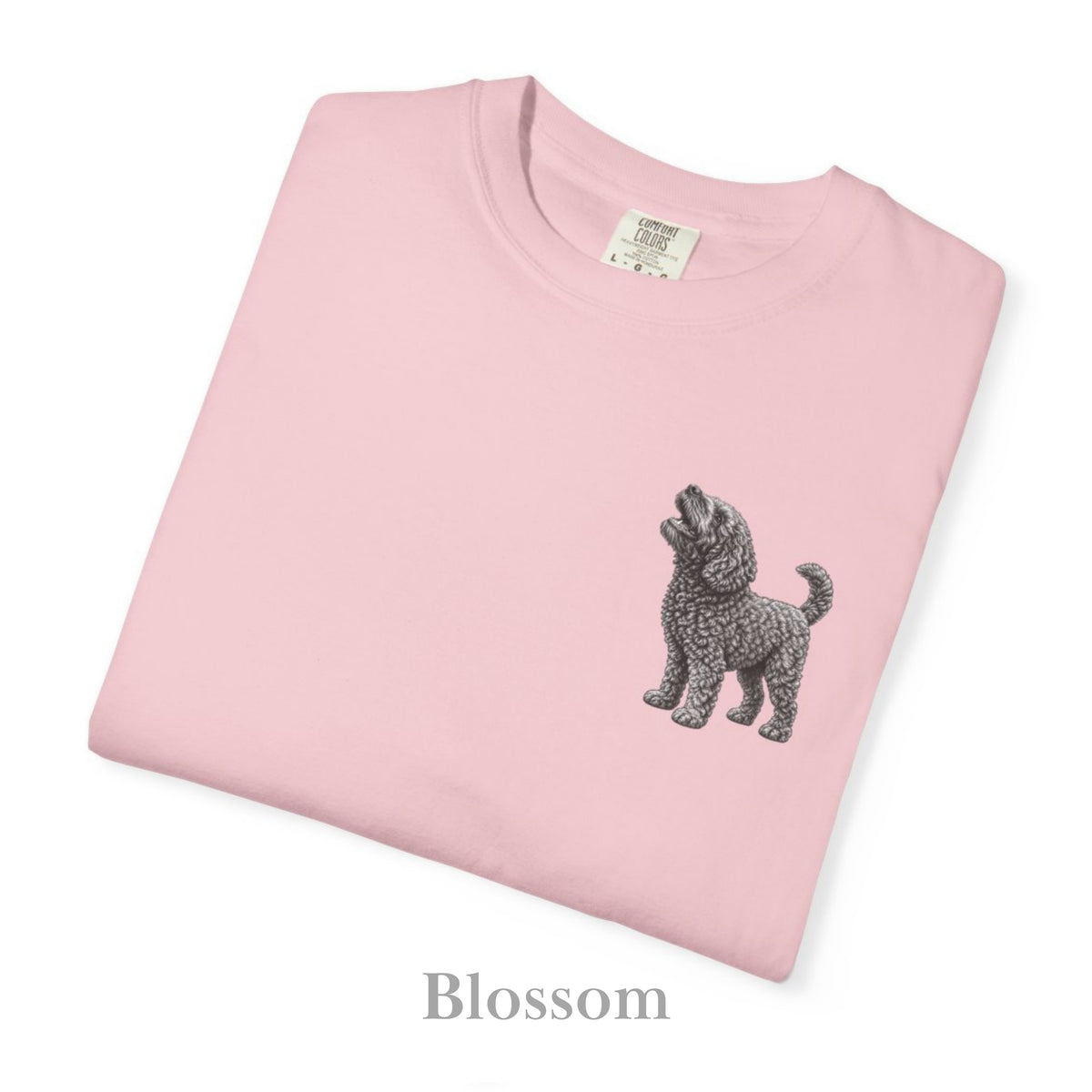 Barbet Dog, Illustrated Unisex T-Shirt | Exceptional Comfort