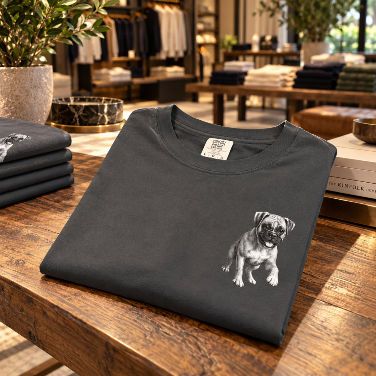 Boxer Dog, Illustrated Unisex T-Shirt | Exceptional Comfort
