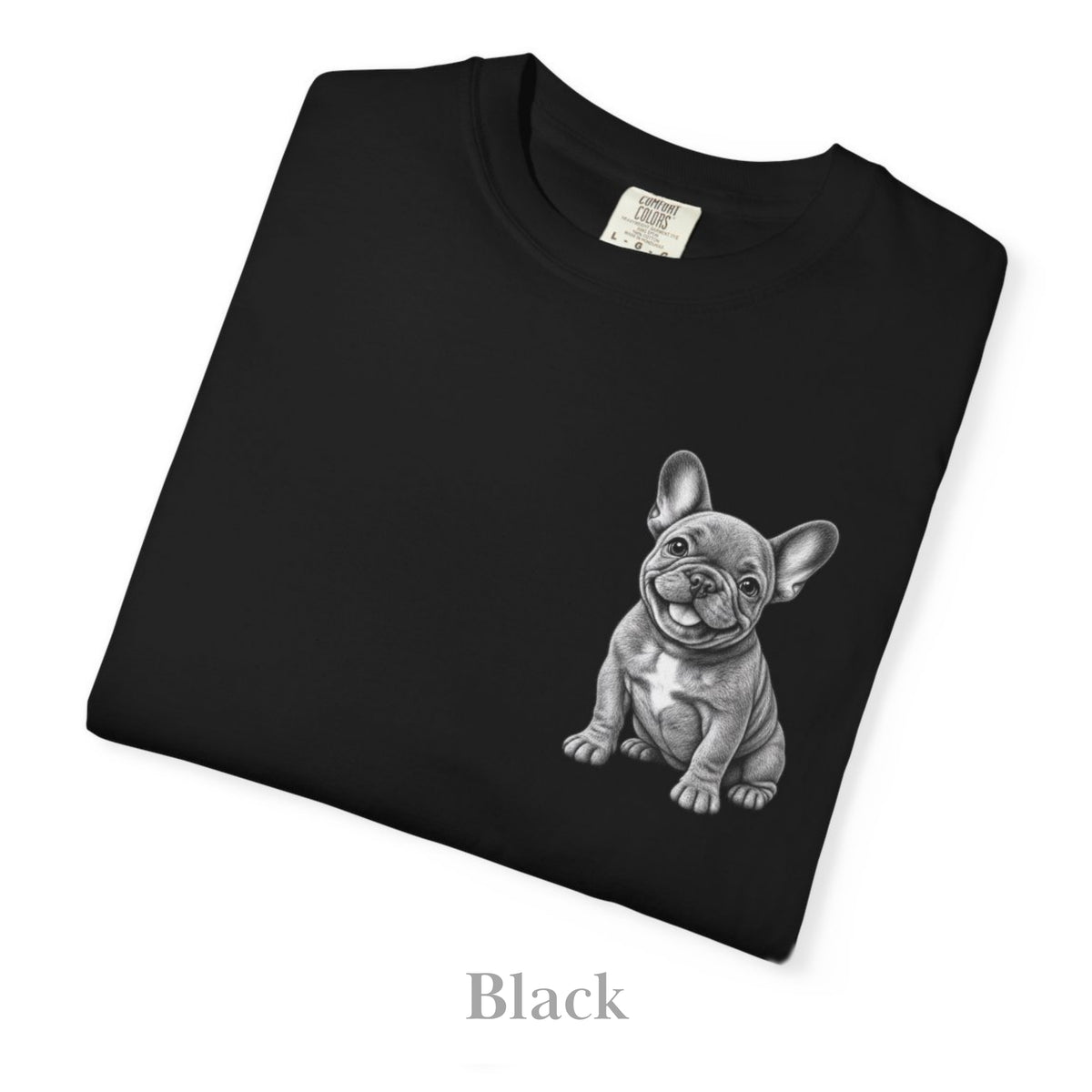 French Bulldog, Illustrated Unisex T-Shirt | Exceptional Comfort