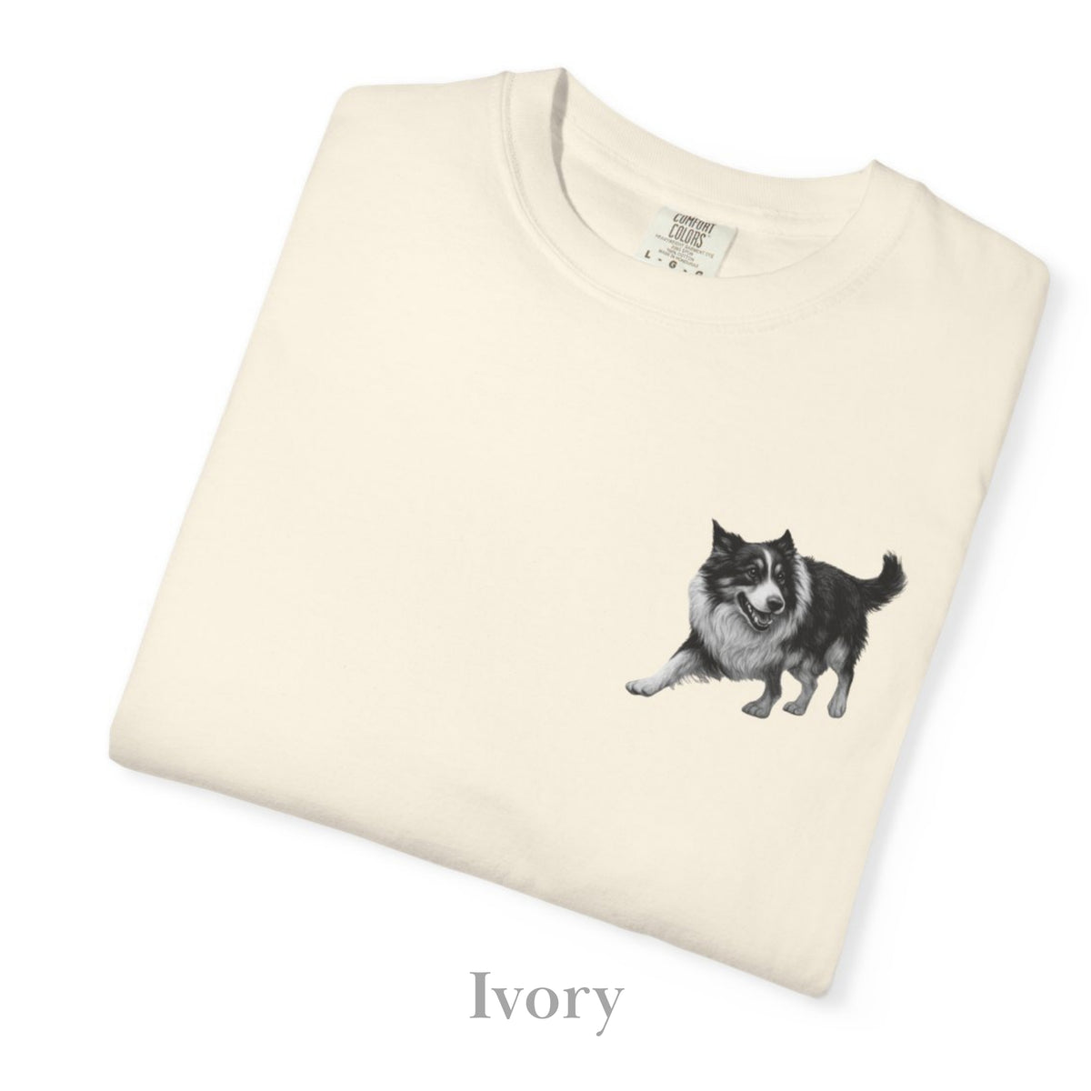 Border Collie, Illustrated Unisex T-Shirt | Exceptional Comfort