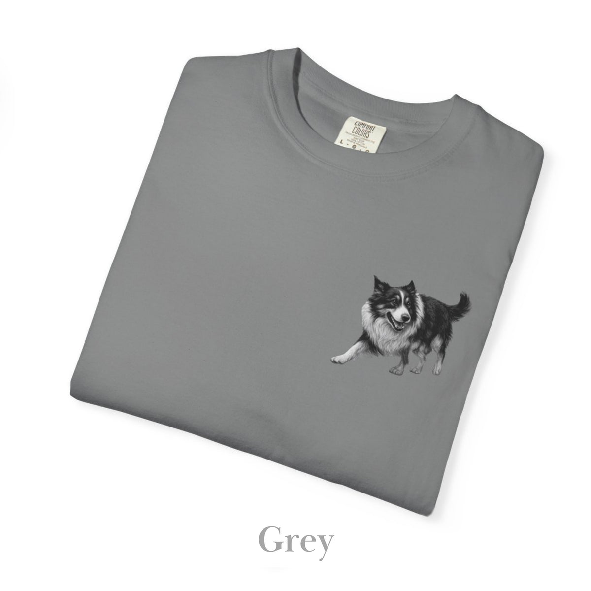 Border Collie, Illustrated Unisex T-Shirt | Exceptional Comfort