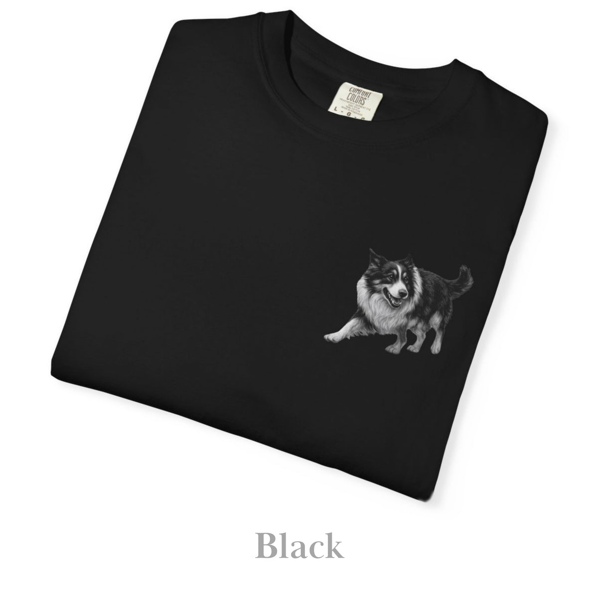 Border Collie, Illustrated Unisex T-Shirt | Exceptional Comfort