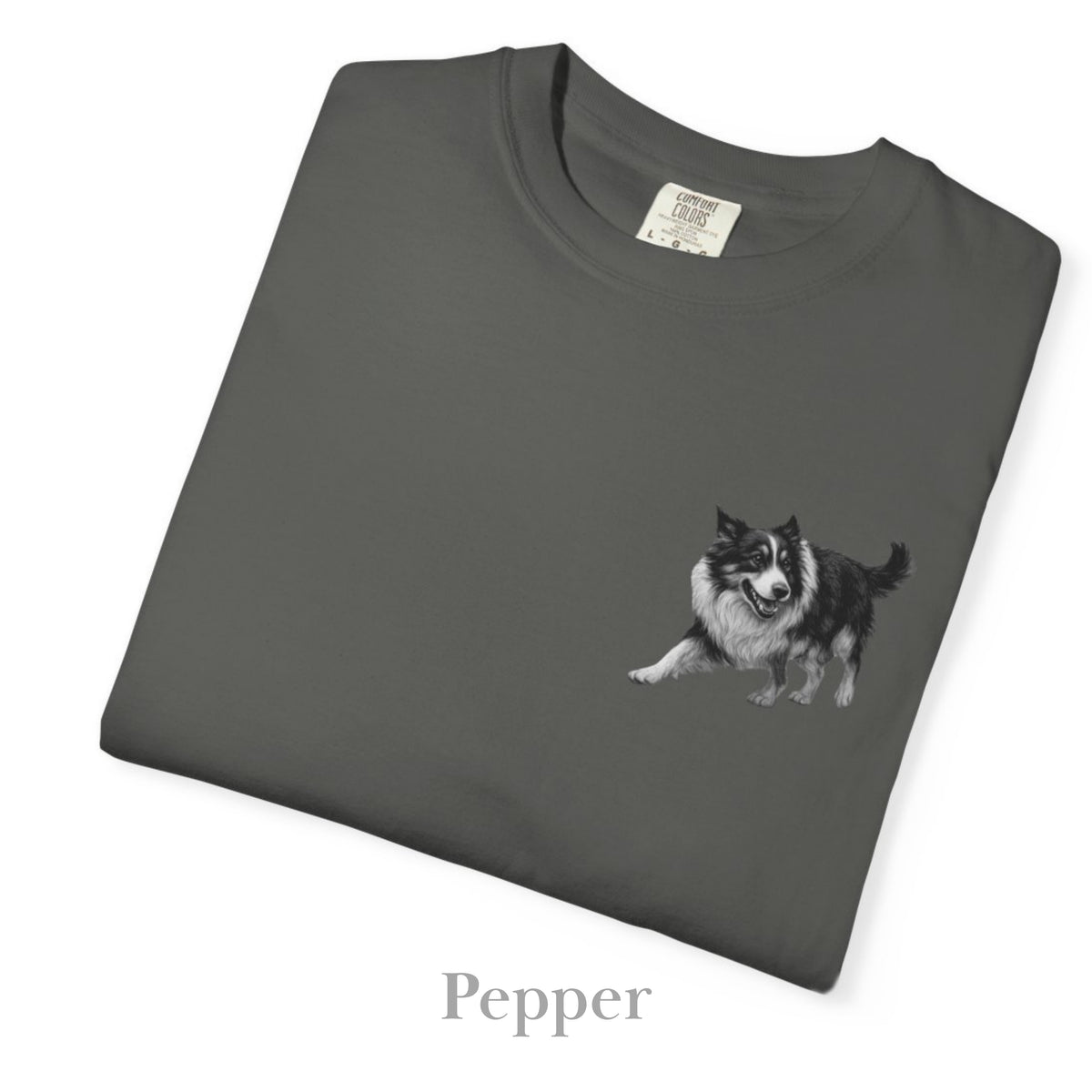Border Collie, Illustrated Unisex T-Shirt | Exceptional Comfort