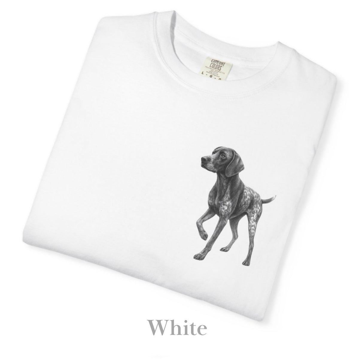 German Pointer, Illustrated Unisex T-Shirt | Exceptional Comfort