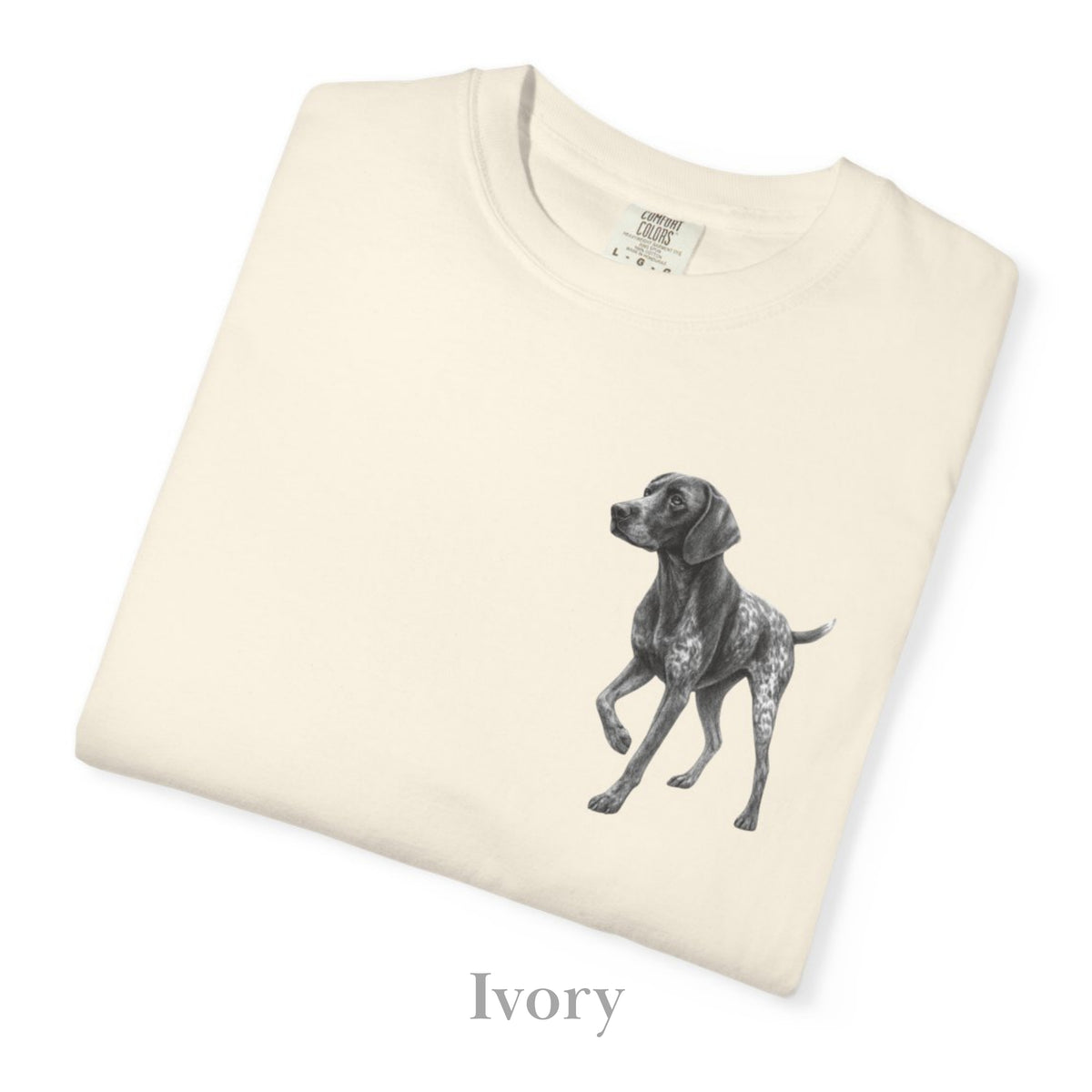 German Pointer, Illustrated Unisex T-Shirt | Exceptional Comfort