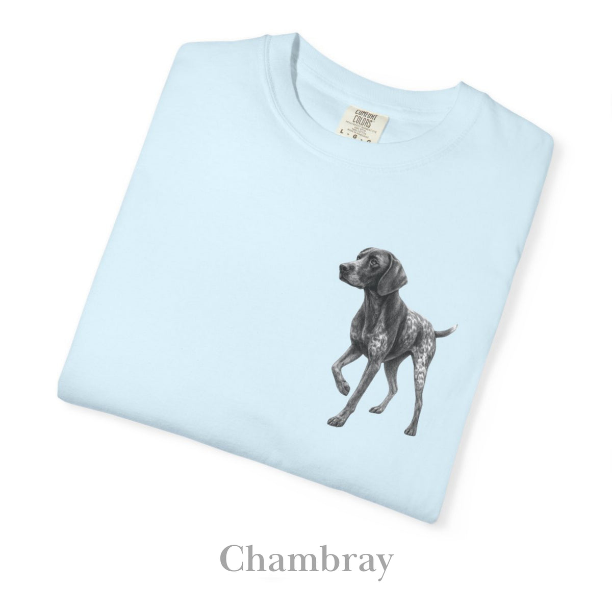 German Pointer, Illustrated Unisex T-Shirt | Exceptional Comfort
